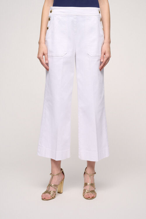 Luisa Spagnoli Addizione - Pantaloni cropped