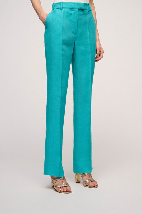 Luisa Spagnoli Adesivo - Pantaloni in lino