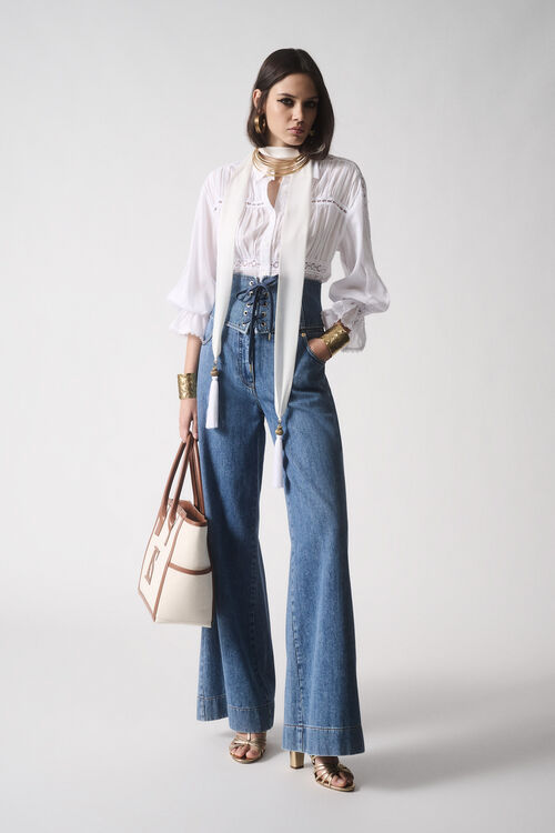 Luisa Spagnoli Agrumeto - Jeans Wide