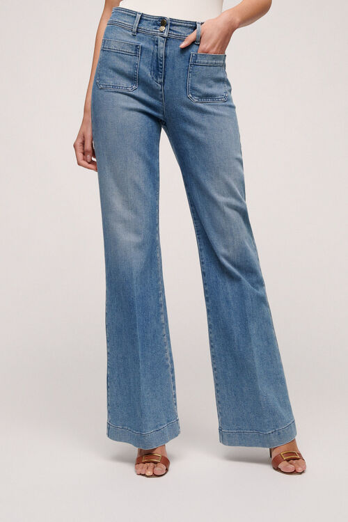 Luisa Spagnoli Amman - Jeans flare in denim