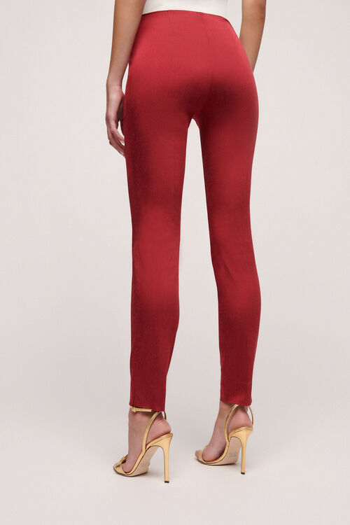 Luisa Spagnoli Aquil - Pantalone In Shantung Stretch