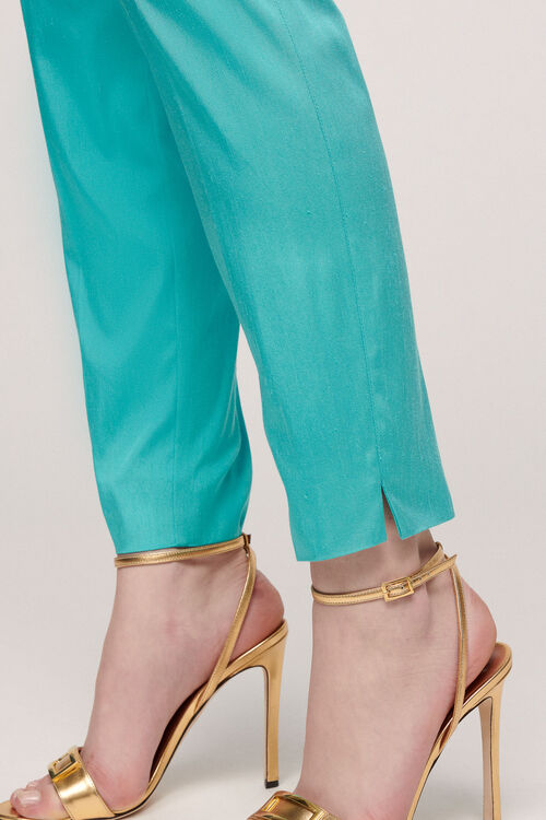 Luisa Spagnoli Aquil - Pantalone In Shantung Stretch