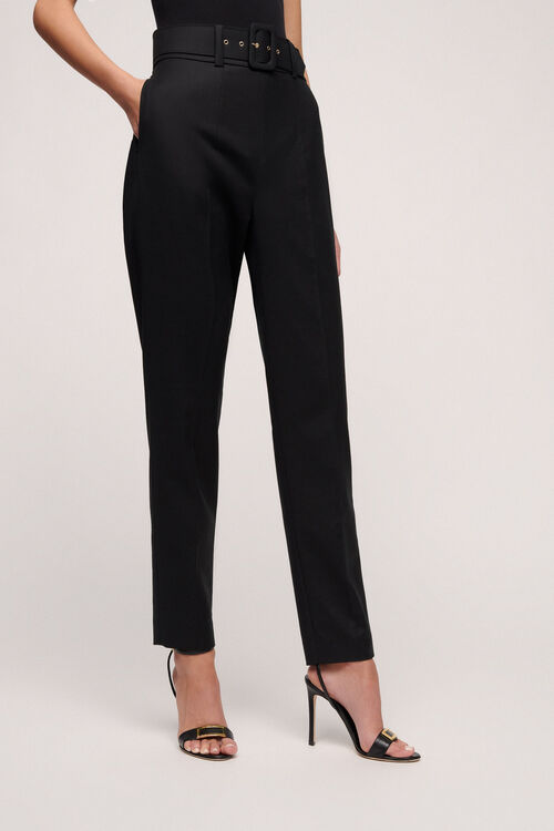 Luisa Spagnoli Argenteo - Pantalone a vita alta