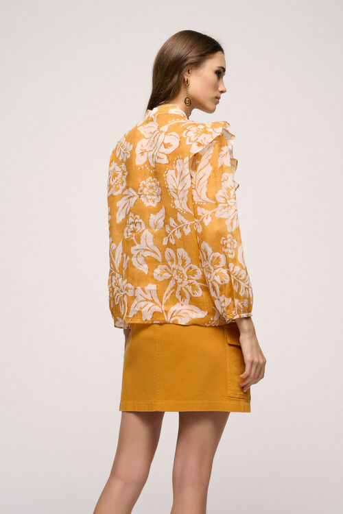 Luisa Spagnoli Bacca - Camicia Con Ruches