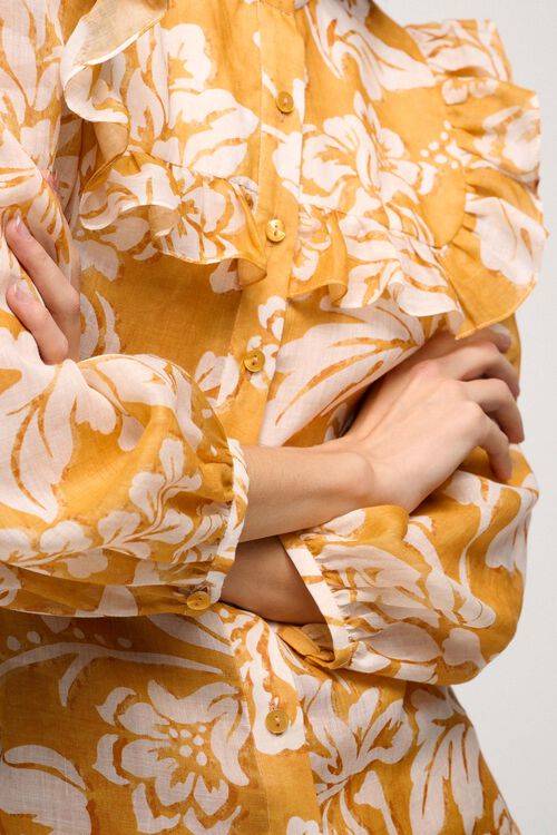 Luisa Spagnoli Bacca - Camicia Con Ruches