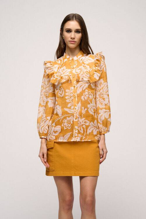 Luisa Spagnoli Bacca - Camicia Con Ruches