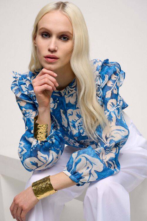 Luisa Spagnoli Bacca - Camicia con ruches