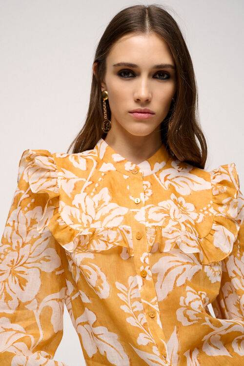 Luisa Spagnoli Bacca - Camicia con ruches