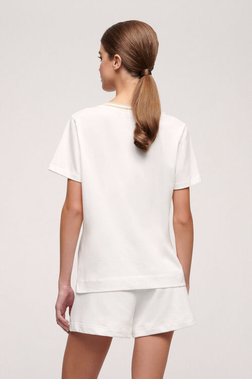 Luisa Spagnoli Bacco - T-shirt In Cotone