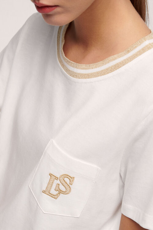 Luisa Spagnoli Bacco - T-shirt In Cotone