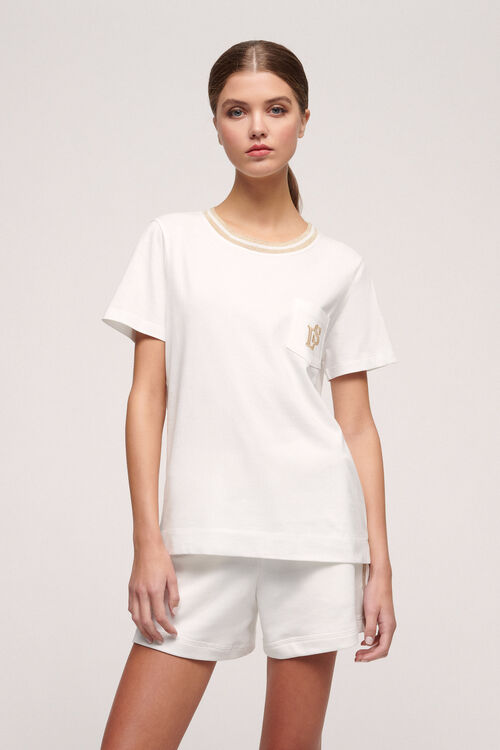 Luisa Spagnoli Bacco - T-shirt in cotone