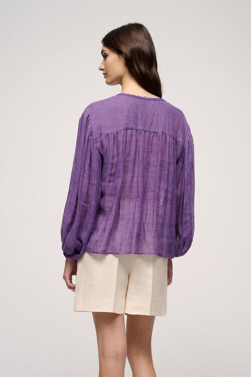 Luisa Spagnoli Baciata - Blusa In Lino