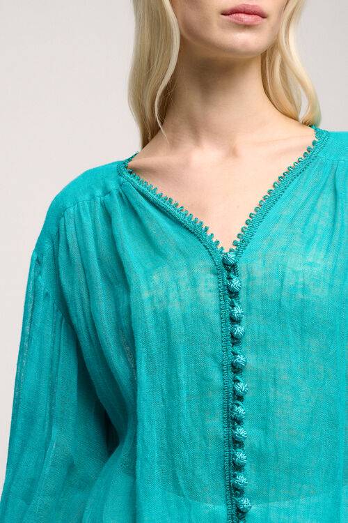 Luisa Spagnoli Baciata - Blusa In Lino