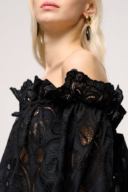 Luisa Spagnoli Bagaglio - Top Ricamato