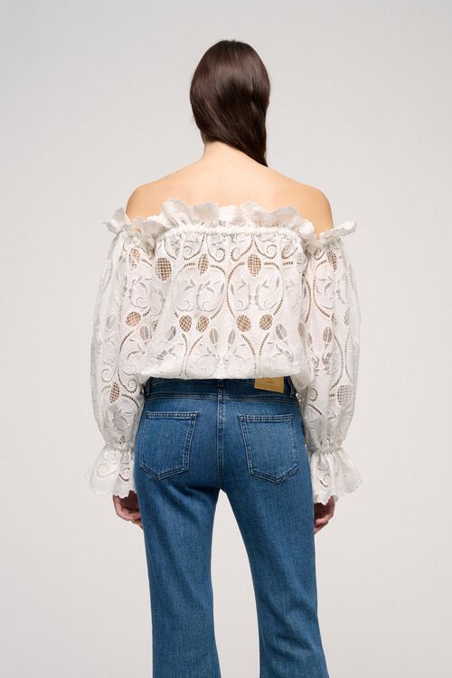 Luisa Spagnoli Bagaglio - Top Ricamato