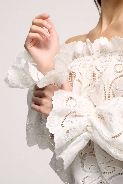 Luisa Spagnoli Bagaglio - Top Ricamato