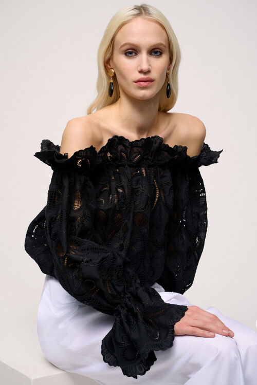 Luisa Spagnoli Bagaglio - Top ricamato