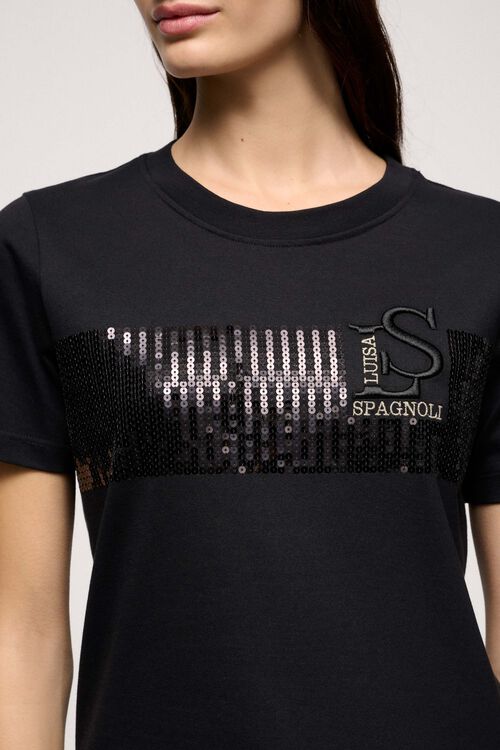 Luisa Spagnoli Balconata - T-shirt Con Ricami