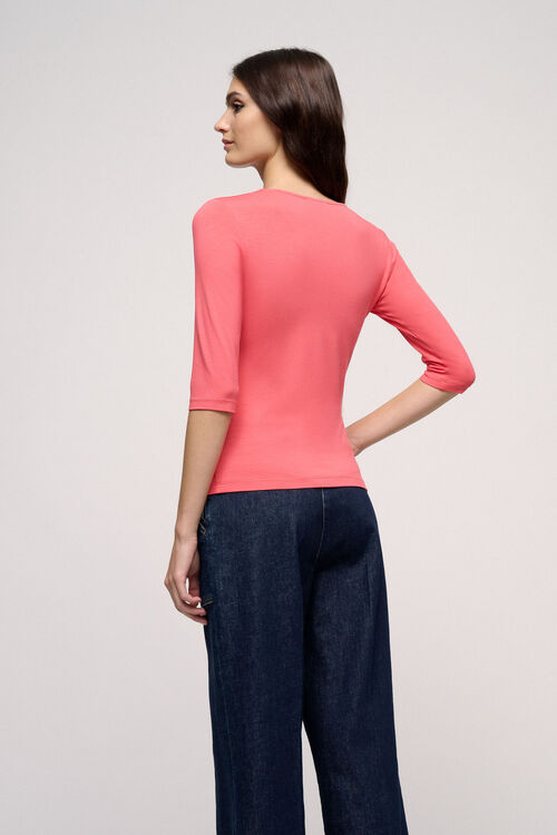 Luisa Spagnoli Banco - Top Con Scollo A V