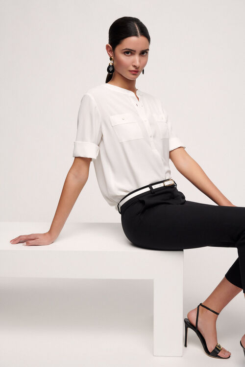 Luisa Spagnoli Barchetta - Blusa in misto seta