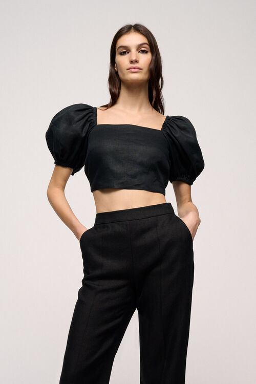 Luisa Spagnoli Barone - Top con fiocco posteriore