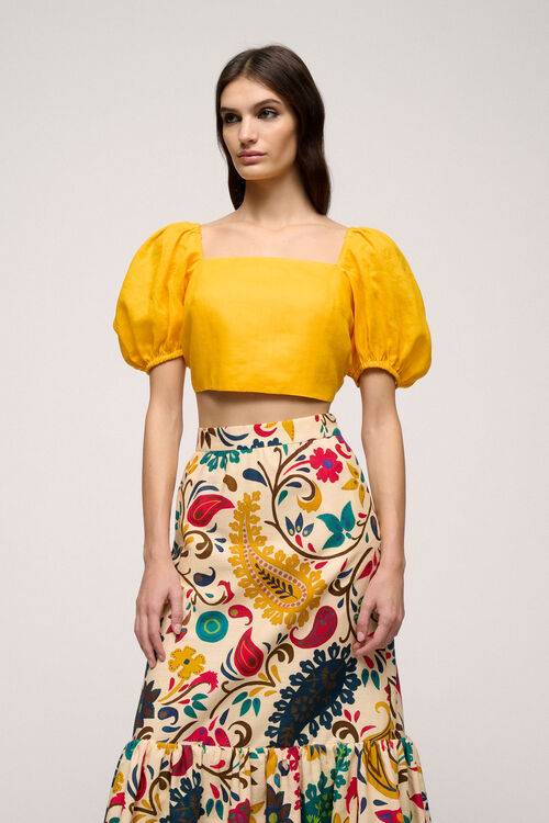 Luisa Spagnoli Barone - Top con fiocco posteriore