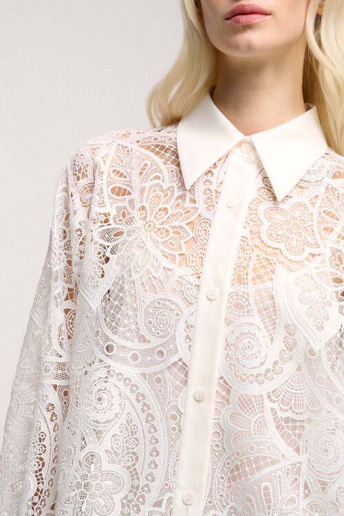 Luisa Spagnoli Basil - Camicia In Pizzo Paisley