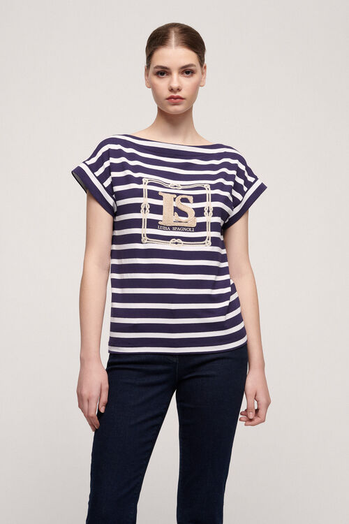 Luisa Spagnoli Belmont - T-shirt a righe