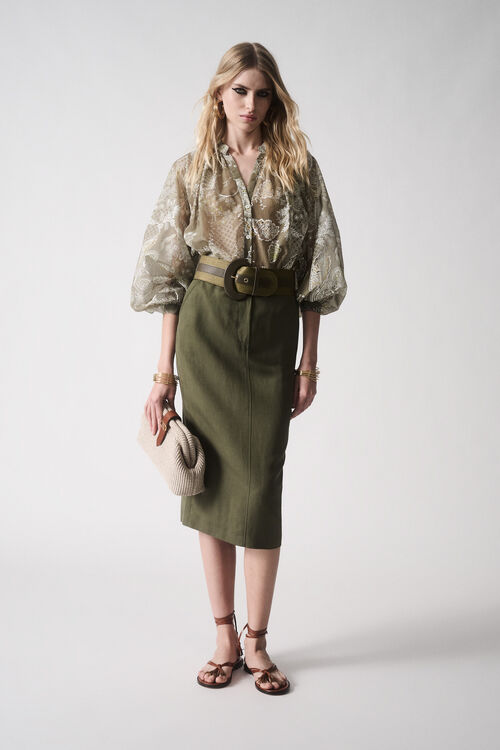 Luisa Spagnoli Beneficio - Camicia Stampata