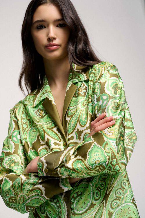 Luisa Spagnoli Bergamotto - Camicia in pura seta