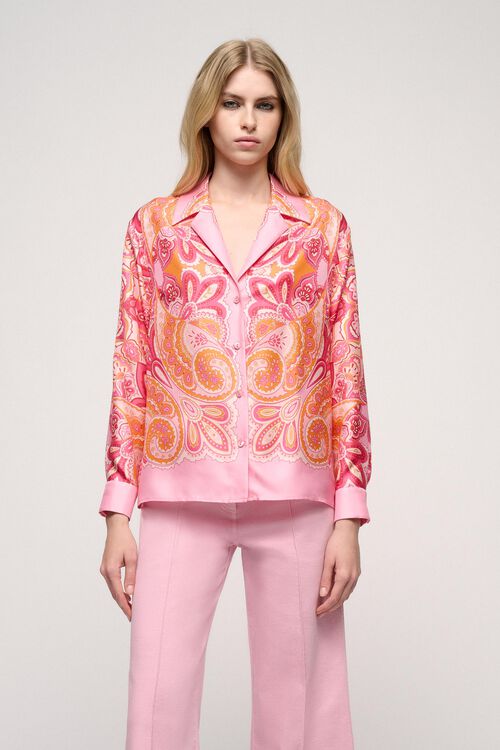 Luisa Spagnoli Bergamotto - Camicia in pura seta