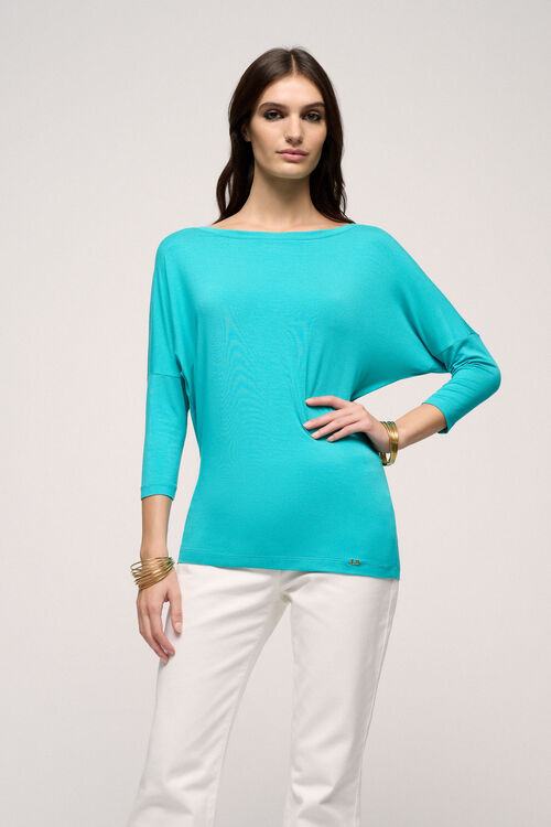 Luisa Spagnoli Bibla - T-shirt in jersey viscosa