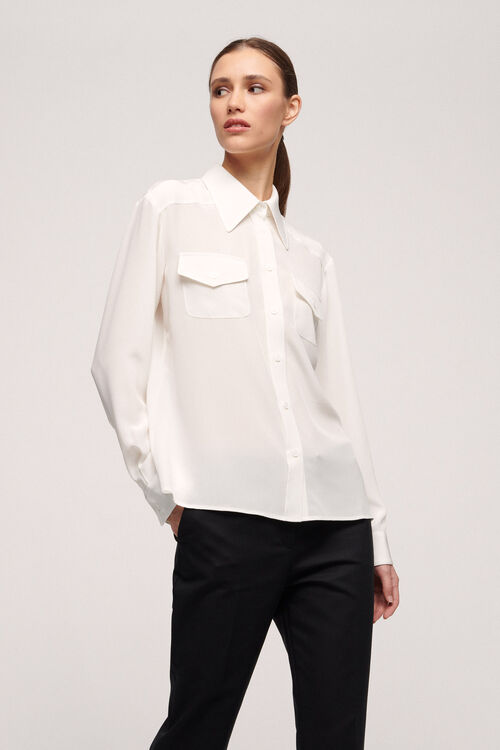 Luisa Spagnoli Biliardo - Camicia In Seta