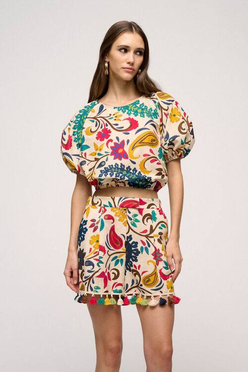 Luisa Spagnoli Bilingue - Top cropped