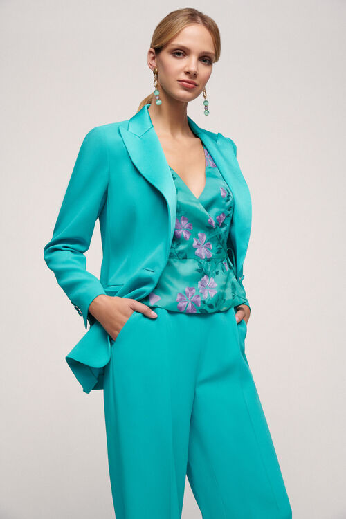 Luisa Spagnoli Blond - Top In Seta