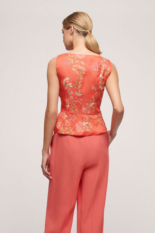 Luisa Spagnoli Blond - Top In Seta