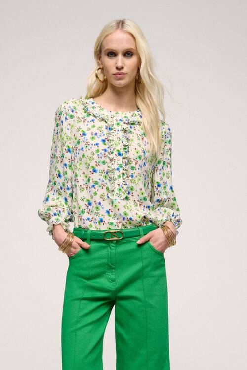 Luisa Spagnoli Bonifica - Blusa a fiori