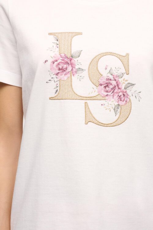 Luisa Spagnoli Bonomia - T-shirt Ricamata