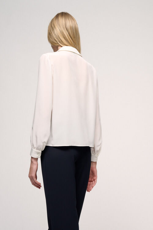 Luisa Spagnoli Borotalco - Camicia Con Volant