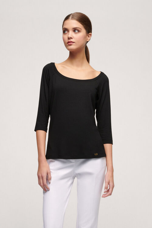 Luisa Spagnoli Bughi - T-shirt con logo