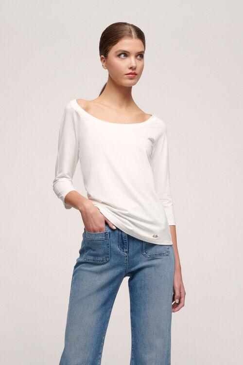 Luisa Spagnoli Bughi - T-shirt con logo