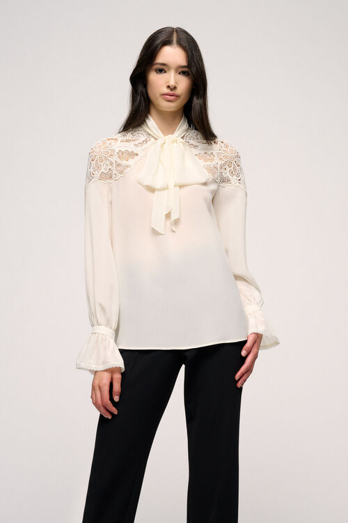 Luisa Spagnoli Buona - Camicia in pizzo