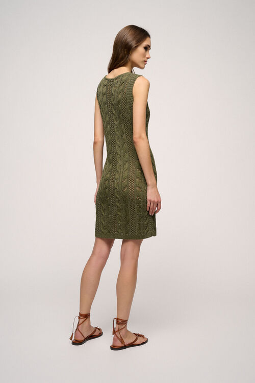 Luisa Spagnoli Calcina - Abito In Misto Lino