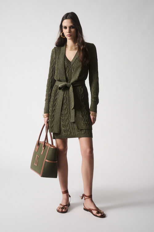 Luisa Spagnoli Calcina - Abito In Misto Lino