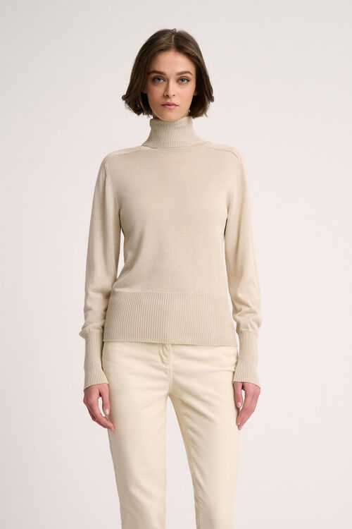 Luisa Spagnoli Caminetto - Dolcevita In Viscosa