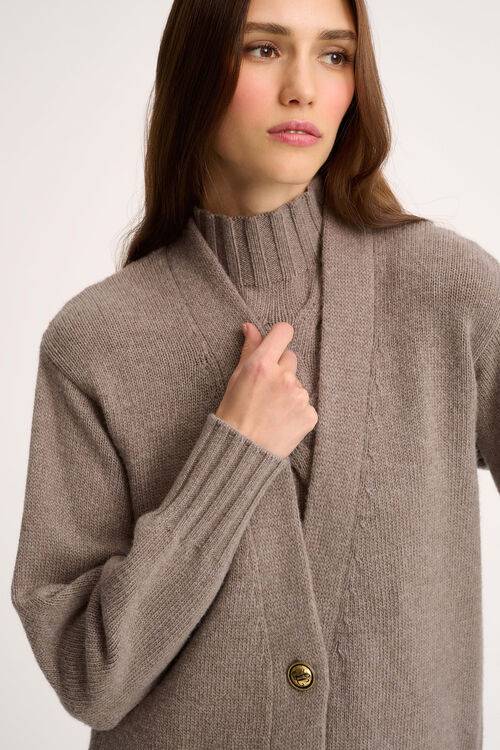 Luisa Spagnoli Canolo - Cardigan In Misto Cashmere