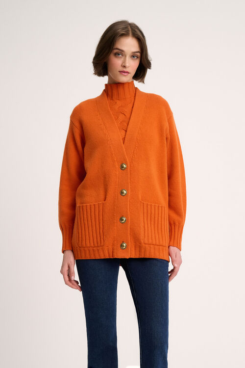 Luisa Spagnoli Canolo - Cardigan In Misto Cashmere