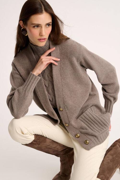 Luisa Spagnoli Canolo - Cardigan in misto cashmere