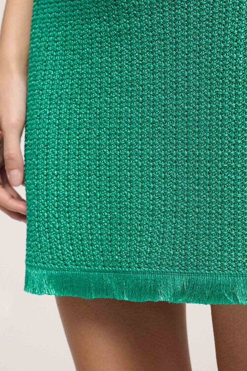 Luisa Spagnoli Carapace - Minigonna Sfrangiata