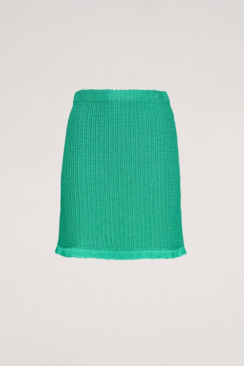 Luisa Spagnoli Carapace - Minigonna Sfrangiata